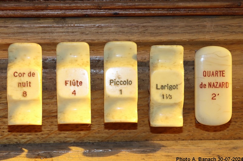 Touches d'appels de registres