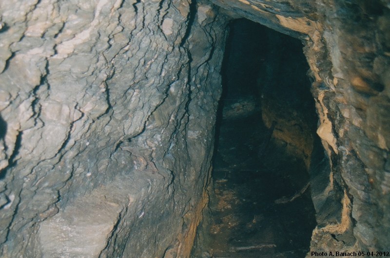 Vue intérieure des premiers mètres