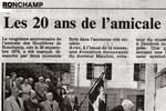 Les 20 ans de l'Amicale