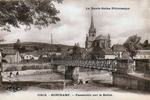 Eglise ronchamp et passerelle