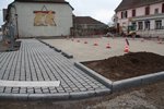Vue sur la place de la poste