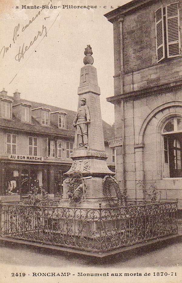 Le monument 1870