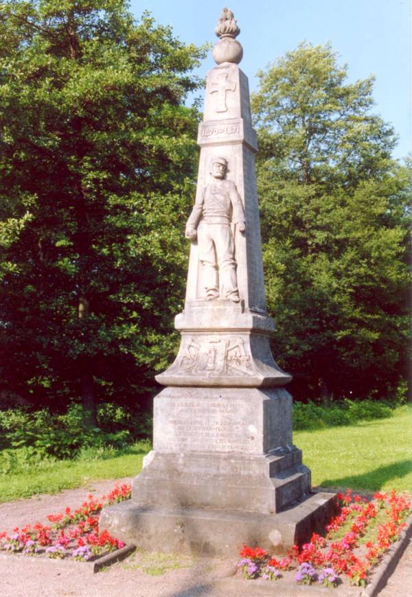 Le monument fleuri