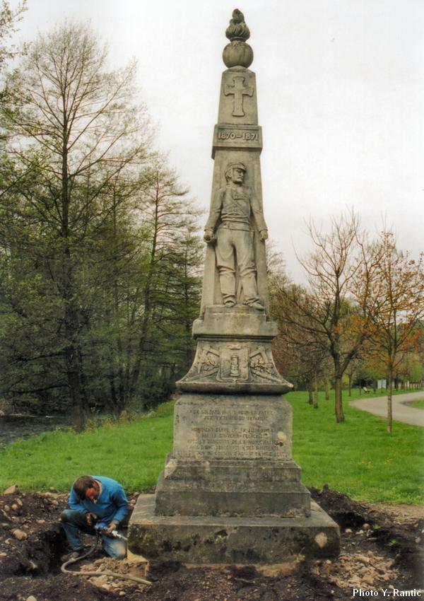 Préparation monument