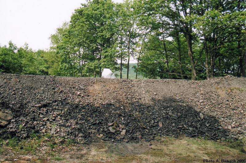 Le talus de schistes