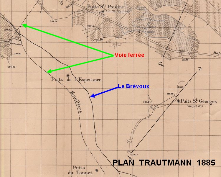 Plan de voies ferrées