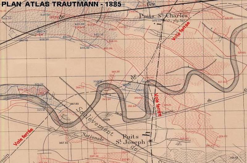 Plan des voies ferrées