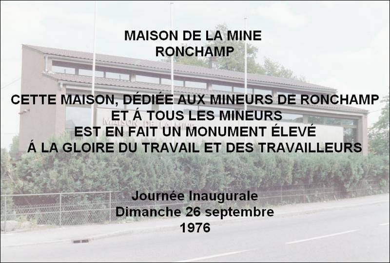 Maison de la Mine de Ronchamp