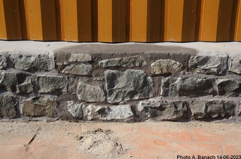 Rebouchage des trous d'accès