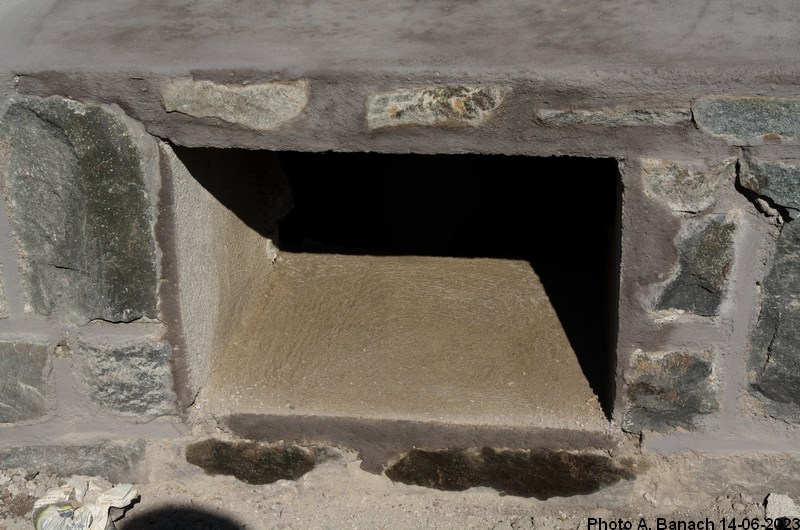 Trou après décoffrage