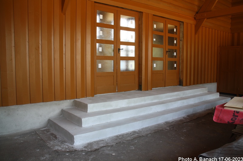 Ragréage des escaliers