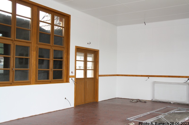 Pose peinture marron