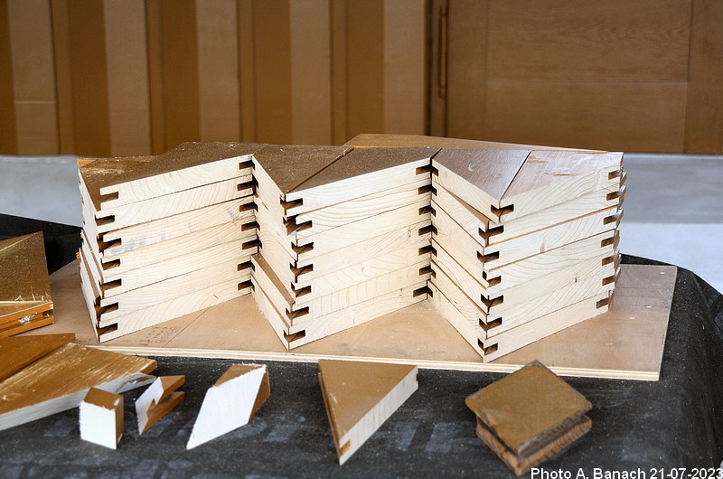 Lames découpées en avance