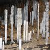 Stalagmites de glace à la galerie Datou