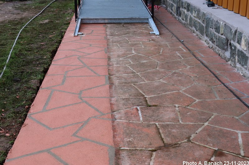 Faux carrelage de couleur