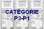 Catégorie P3 et  P1