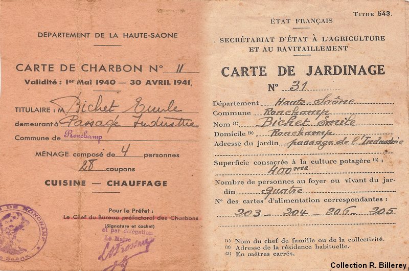 Carte de charbon