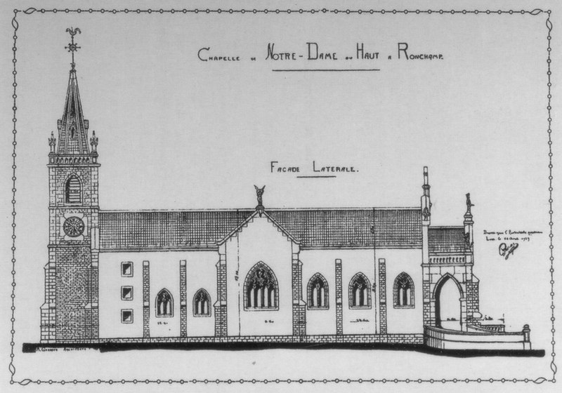 Nouveau plan de chapelle