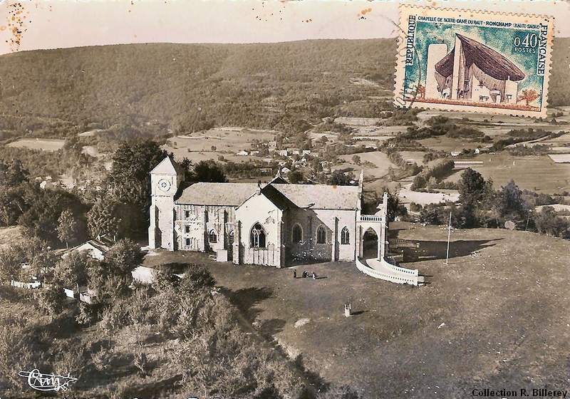 Vue aérienne de la chapelle