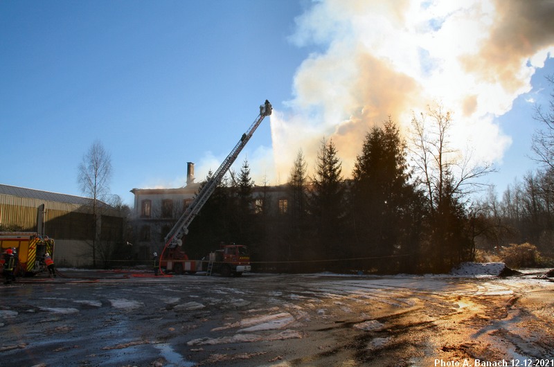 Pompiers en action