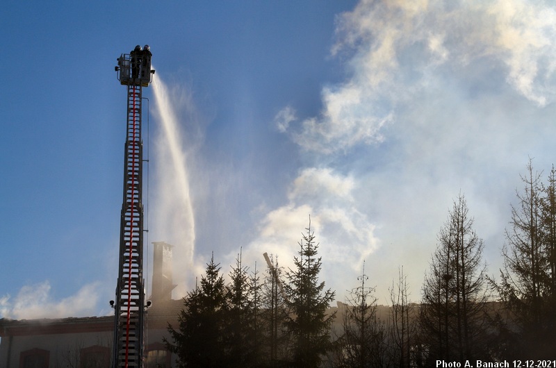 Pompiers en action