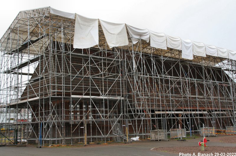 Installation des bâches