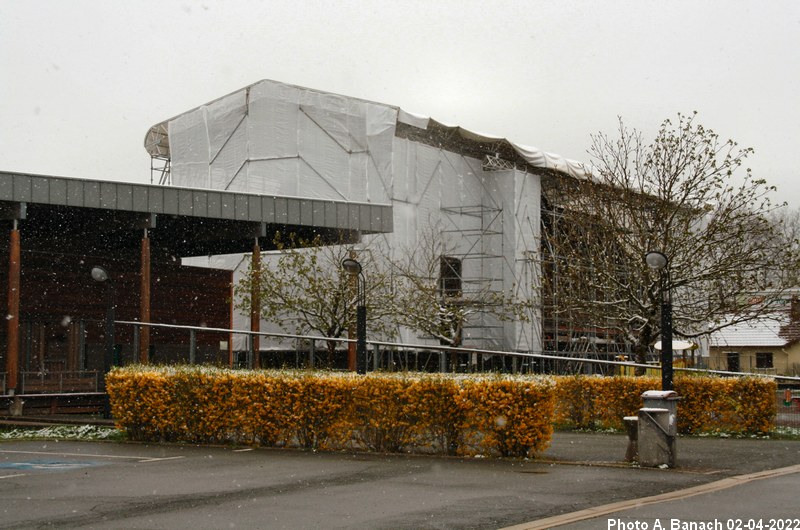 Installation des bâches