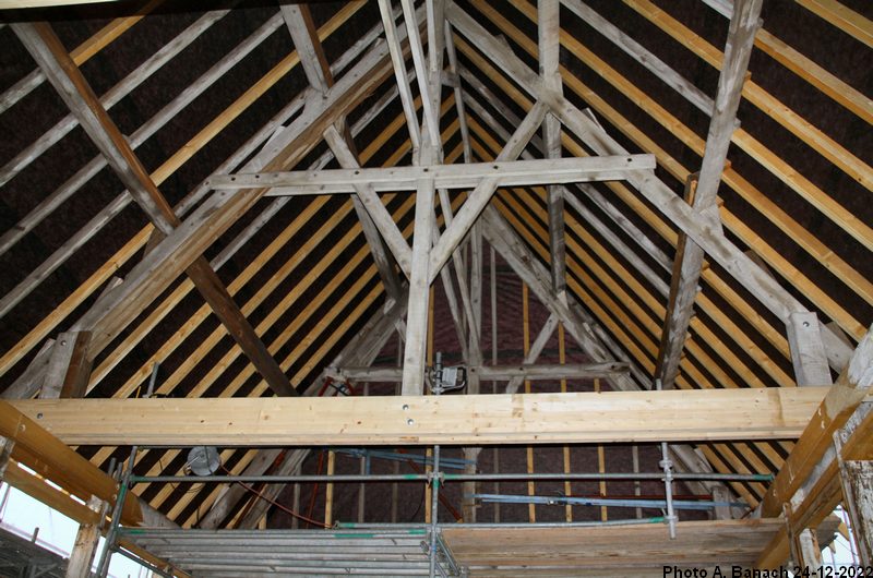 Ferme et nouveaux chevrons