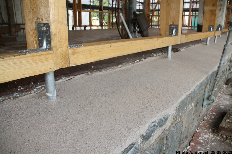 Scèllement au ciment