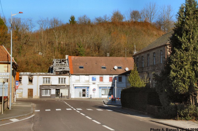 La ruine de l'incendie