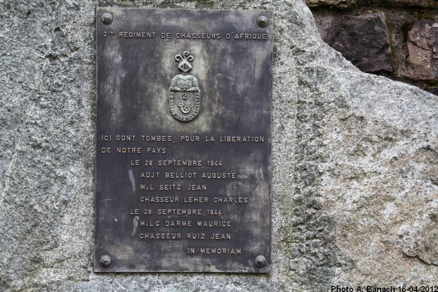 Plaque commémorative