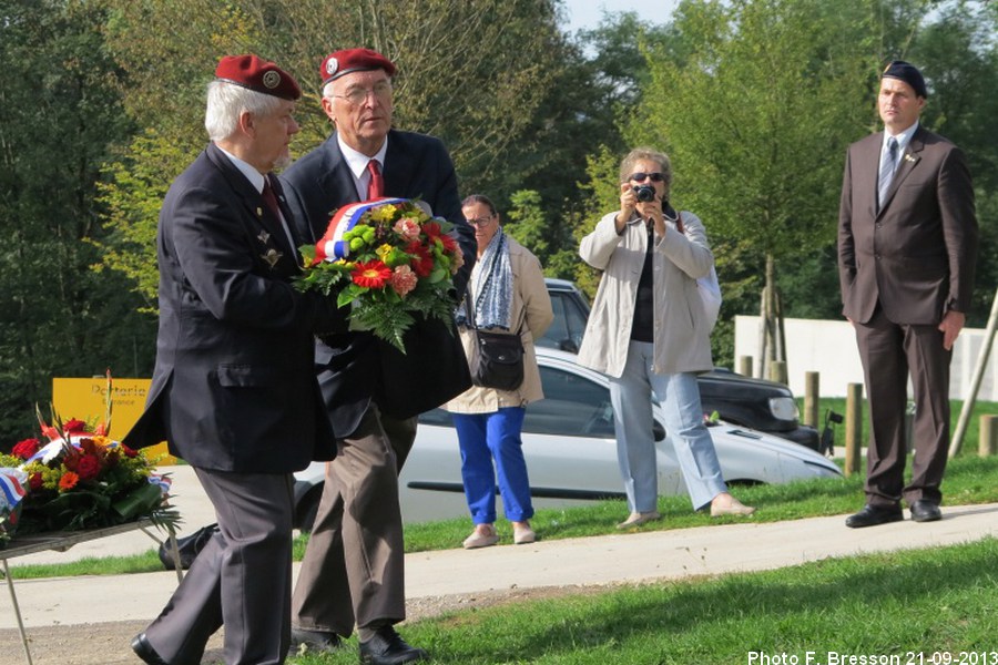 Dépôt de la gerbe UNP