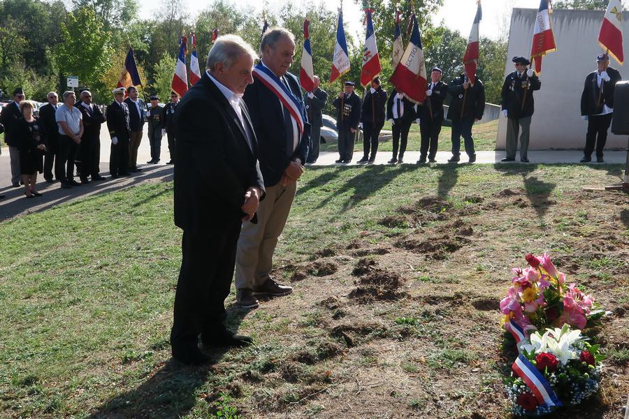Jean Reber et le maire