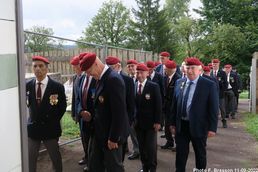 Entrée des bérets rouges